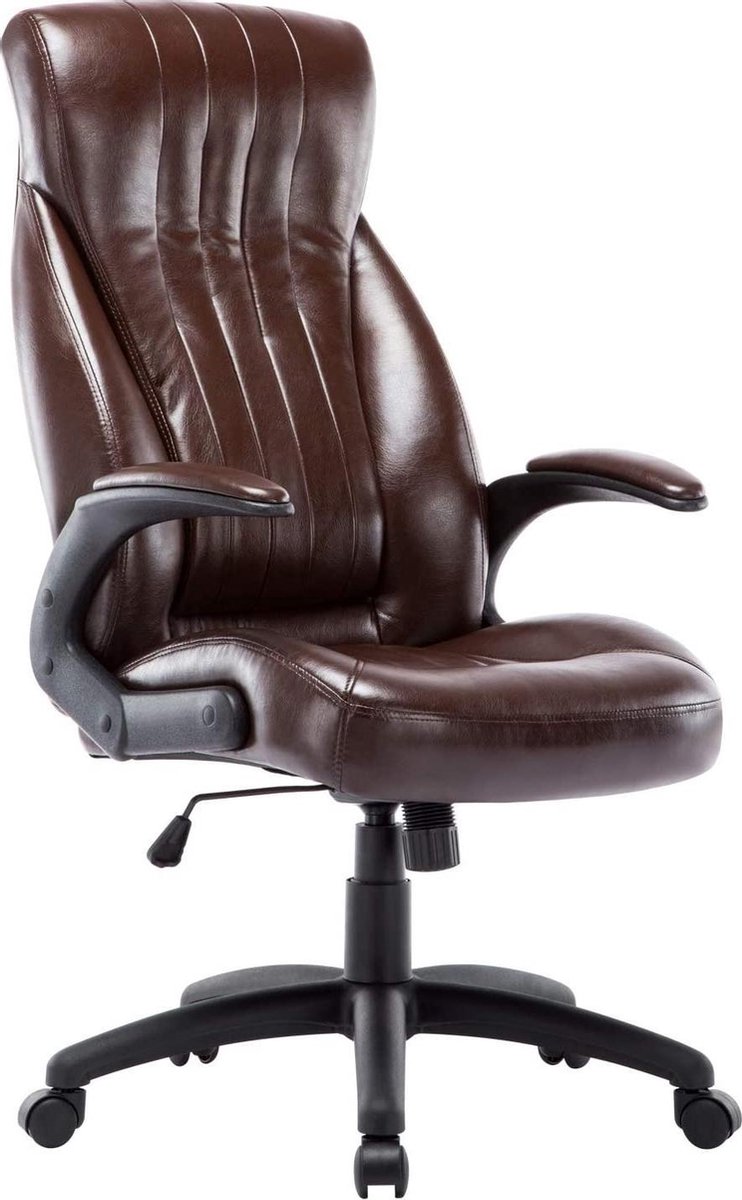 MILO OFFICE™ Basso M1 Bureaustoel - Ergonomische Bureaustoel - Bruin