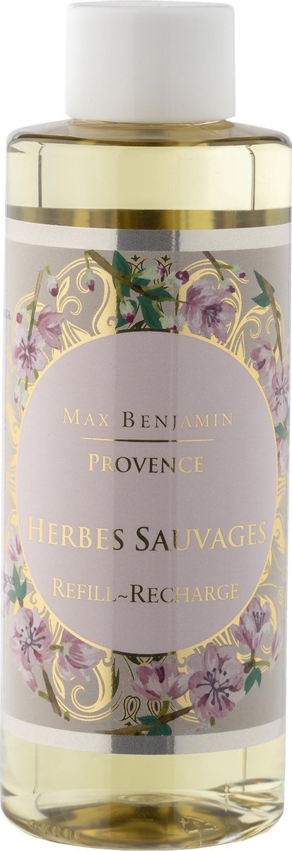 Max Benjamin Navulling Geurstokjes Herbes Sauvages 150 Ml