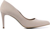 Giulia Dames Suède   Pumps / Stiletto - Naaldhak hoogte 9 cm - Giulia 8 sue - Beige - Maat 40