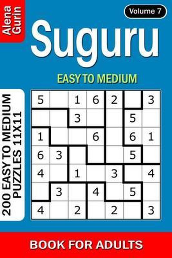 Suguru puzzle book for Adults - cover
