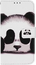 ADEL Kunstleren Book Case Pasjes Portemonnee Hoesje Geschikt voor Samsung Galaxy A11/ M11 - Panda