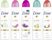 Dove Go Fresh Geschenkset - 5 x 150 ml - Voordeelverpakking