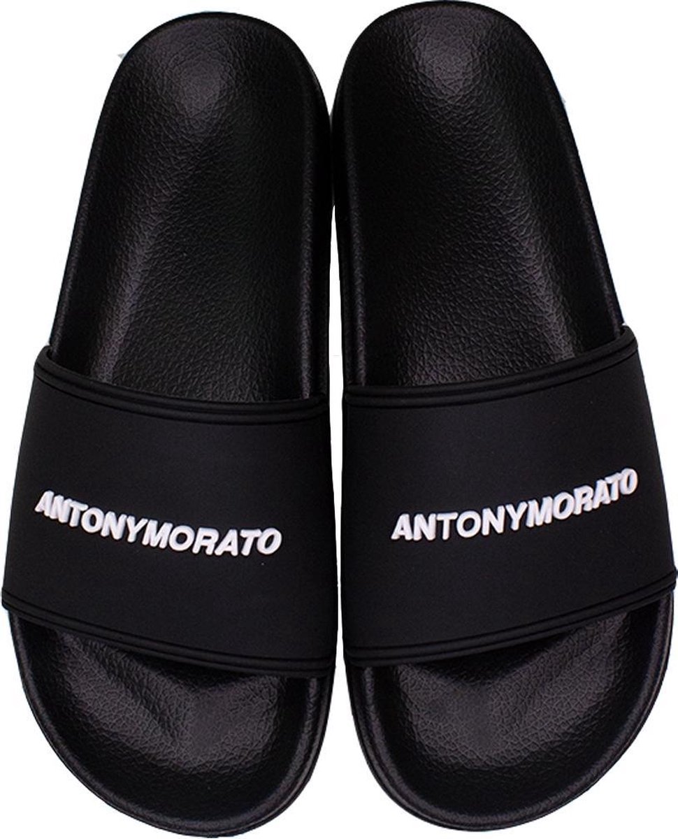 Antony Morato Hub Badslippers - Slippers flip flops - Heren - Zwart - Maat  45 | bol