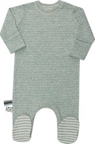 Organic Baby Footed Sleepsuit Green 0-3