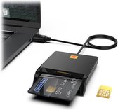 LotaHome® - Id-kaart lezer - eiD kaartlezer - Identiteitskaartlezer - Multifunctionele kaartlezer - Smartcard reader - Windows, Mac, Linux - België