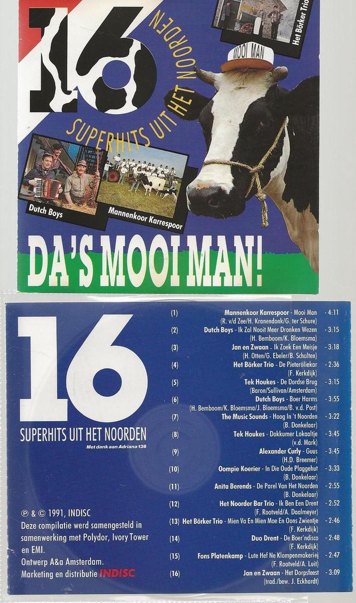 Da's Mooi Man ! - Superhits Uit Het Noorden