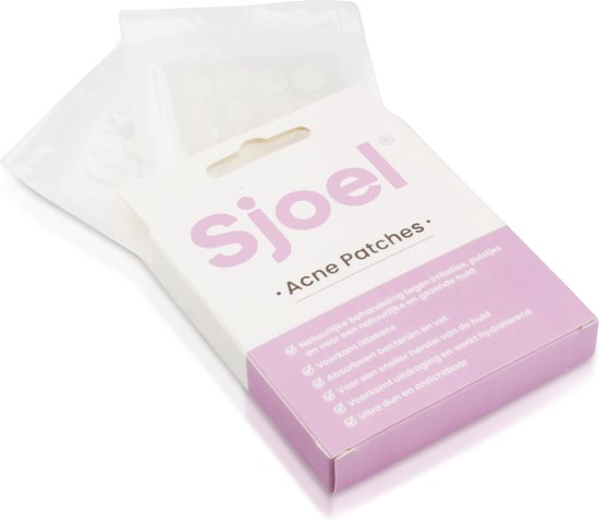 Sjoel® Acne Patches | 48 Pack | Acneverzorging | Verwijderen Set | Patch - Sjoel