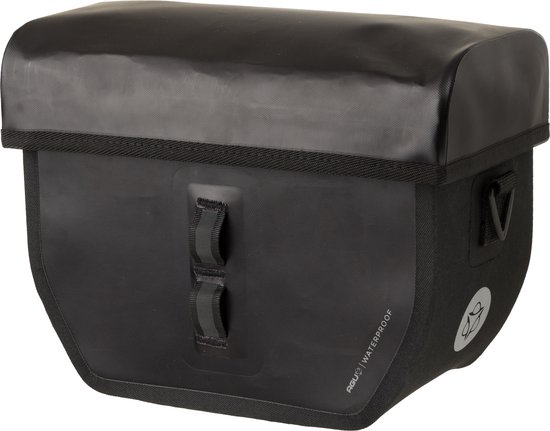 AGU Tech Stuurtas Shelter - Zwart - 8 L - Waterdicht - KLICKfix