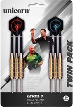 Unicorn plated Steel Tip Darts Twin Pack