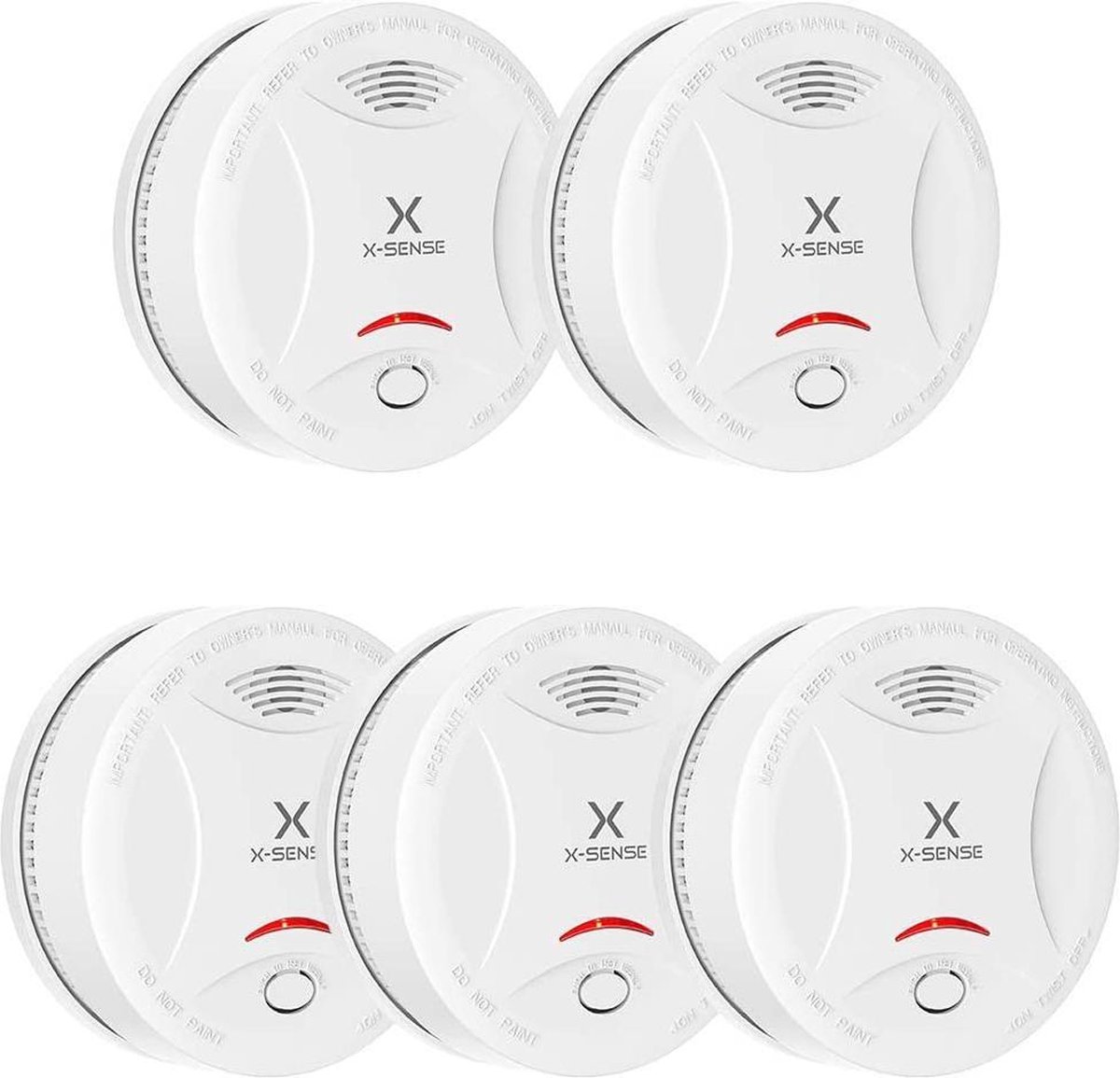 X-sense XS01 Rookmelder - 10 jaar batterij - Incl. magneet set - Groot meetbereik - Compact X-sense XS01 Rookmelder - 10 jaar batterij - Incl. magneet set - Groot meetbereik - Compact