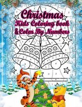 Christmas Kids Coloring Book & Kids Color By Numbers