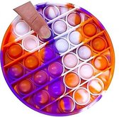 Pop it Fidget toys - Tie Dye - multicolor - rond