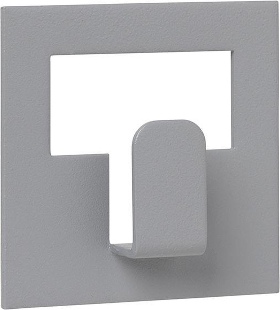 Blomus VINDO handdoekhaak zelfklevend (Sharkskin) set/4