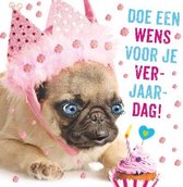 Wenskaart Dierenmanieren Doe een wens voor je verjaardag!