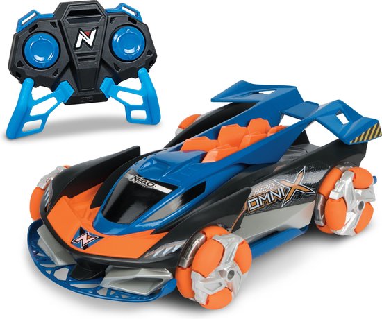 NIKKO RC 10182 Nano Trax, Bestuurbare Auto RC Auto, Mini Offroad Rupsvoertuig tot 6 km/h, Kleine Tank, Spint 360 Graden & Coole Stunts, Speelgoed Auto, Voor Kinderen vanaf 6 Jaar & Volwassenen, ca. 15 cm, Blauw