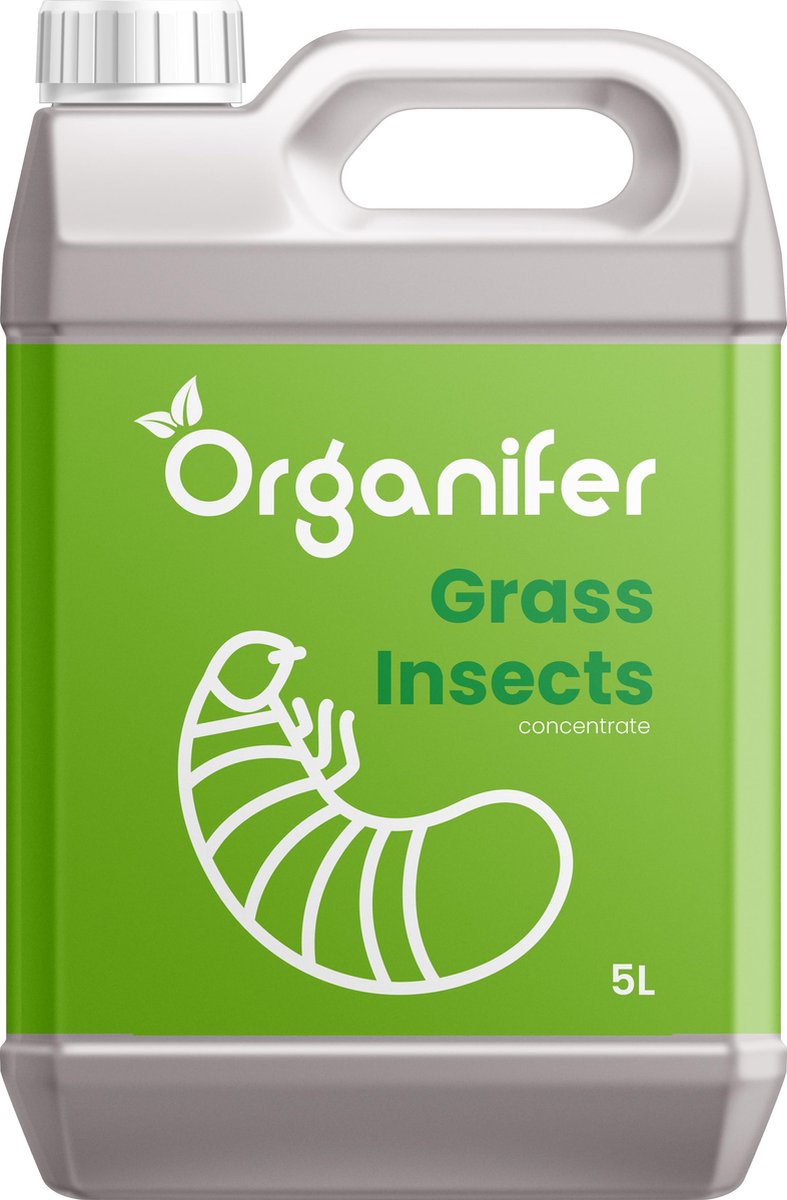 Organifer Grass Insects Concentraat - 5 liter voor 1250m2 - Toepasbaar bij Engerlingen - Emelten