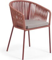 Kave Home - Yanet terracotta touw stoel