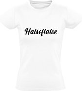 Hatseflatse Dames t-shirt |  Massa is kassa | hatseflatsen | Peter Gillis | Wit