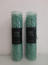 Twee pakken met decoratiestenen- Groen