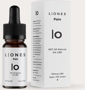 CBD Olie (5% / 500 mg CBD) - 10ml - Pain Collectie - LIONES