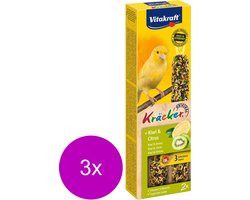 Vitakraft Kanarie Kracker 2 stuks - Vogelsnack - 3 x Kiwi