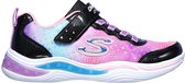 Skechers Sneakers - Maat 30 - Meisjes - zwart - roze - wit - blauw