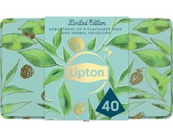 Lipton Thee Limited Edition Theedoos, leuk om te geven als cadeau - 40  zakjes en... | bol.com