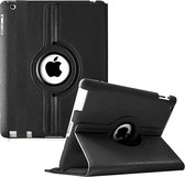 Draaibaar Hoesje 360 Rotating Multi stand Case - Geschikt voor: Apple iPad 2 9.7 (2011) inch  - zwart