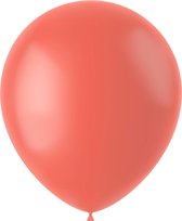 Koraal ballonnen 33 cm | 10 stuks