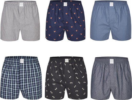 Tommy Hilfiger wijde boxershorts (3-pack), katoenen shorts, rood, wit en  - Gratis verzending en retour
