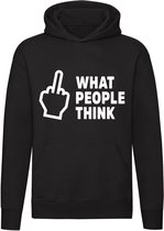 What People Think  Hoodie | middelvinger | schijt aan | get a life |fuck you | flikker op | sweater | trui | unisex | capuchon