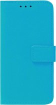 ADEL Kunstleren Book Case Pasjes Portemonnee Hoesje Geschikt voor Samsung Galaxy J7 (2017) - Blauw