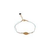 Go Dutch Label Armband Oog Ice Blue Goud B0389-3