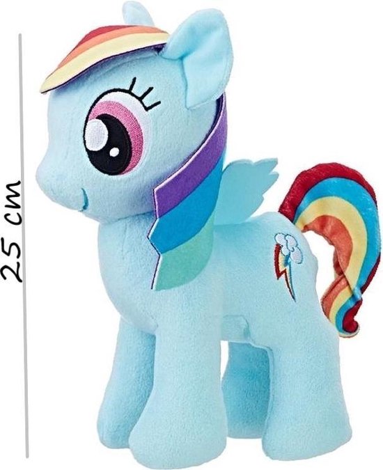 Hasbro Cuddly My Little Pony Rainbow Dash 25 Cm Bleu | bol.com
