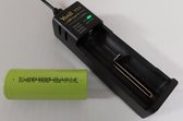 26650 batterij - 5000 mAh met oplader - King Mungo
