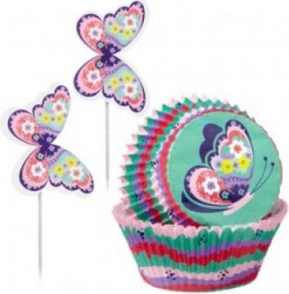 Wilton Cupcake Combo Pack Butterfly pk/24