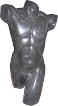 sculptuur buste man, chinees marmer 80 cm