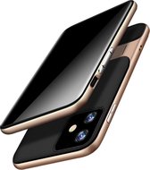 Apple iPhone 12 Backcover | Goud | Shockproof | met Kickstand