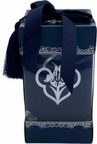 Fluwelen Koran met Sjaal Donkerblauw