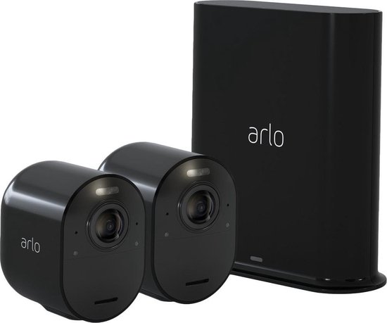 ARLO Ultra 4K - 2 beveiligings-/IP-camera's - Met basisstation - Zwart
