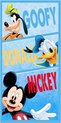 foto van Mickey Mouse / Donald Duck / Goofy handdoek - 140 x 70 cm. - Disney strandlaken