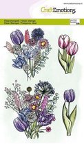 CraftEmotions clearstamps A6 - Tulpenboeket GB (01-21)