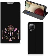 Book Style Case Geschikt voor Samsung Galaxy A12 Smartphone Hoesje Boho Dreamcatcher
