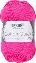 Gründl Cotton Quick Uni | Roze | 5 bollen | kleur: 128