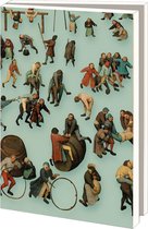 Kaartenmapje met env, groot: Kinderspiele, Pieter Bruegel, KHM Wenen