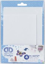 DDA.066 DOTZ® Stofpakket - Onbedrukt en zonder lijm 12.5x17.5cm & 10x15cm