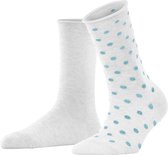 Esprit Dot 2-PACK Sokken Dames 17526 - Wit 2000 white Dames - 35-38