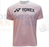 YONEX T-Shirt Badminton Tennis Roze/Zwart maat L