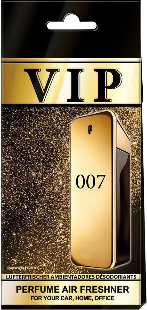 VIP Parfum Air Freshner - 007 ruikt naar Paco Rabanne 1 Million Eau de toilette - Caribi Fresh