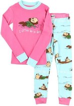 Kinderpyjama LazyOne Otter Be Kids met bedrukte broek - 98
